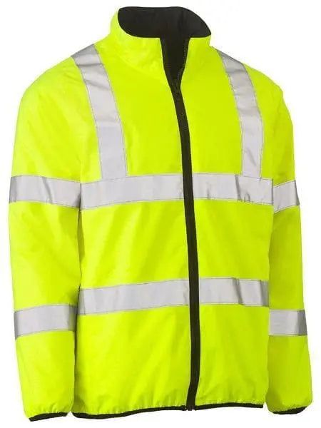 Bisley Taped Hi Vis Reversible Puffer Jacket BJ6350HT Metro Workwear.